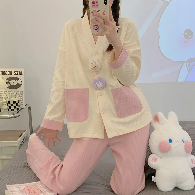 ROMANTIC·SPRING Pajama Set Women's Image Color-5