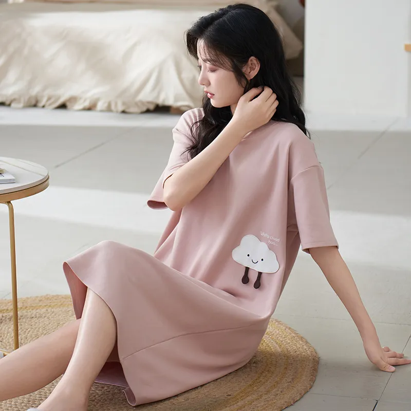 ROMANTIC·SPRING Nightgown Women's Image Color-5