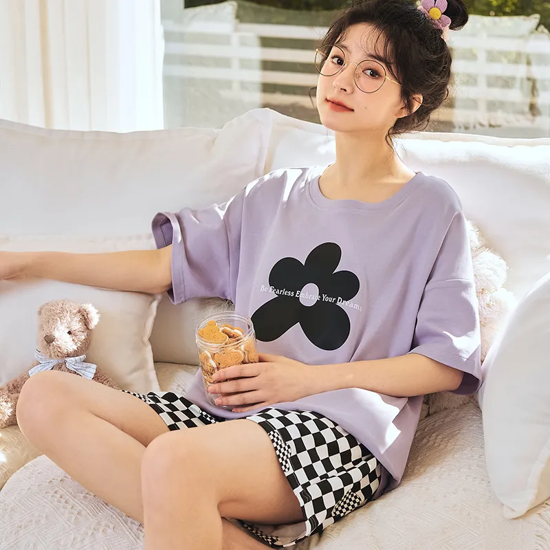 ROMANTIC·SPRING Pajama Set Women's Image Color-4