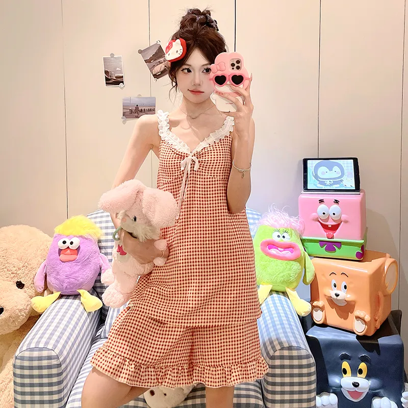 ROMANTIC·SPRING Pajama Set Women's Image Color-4