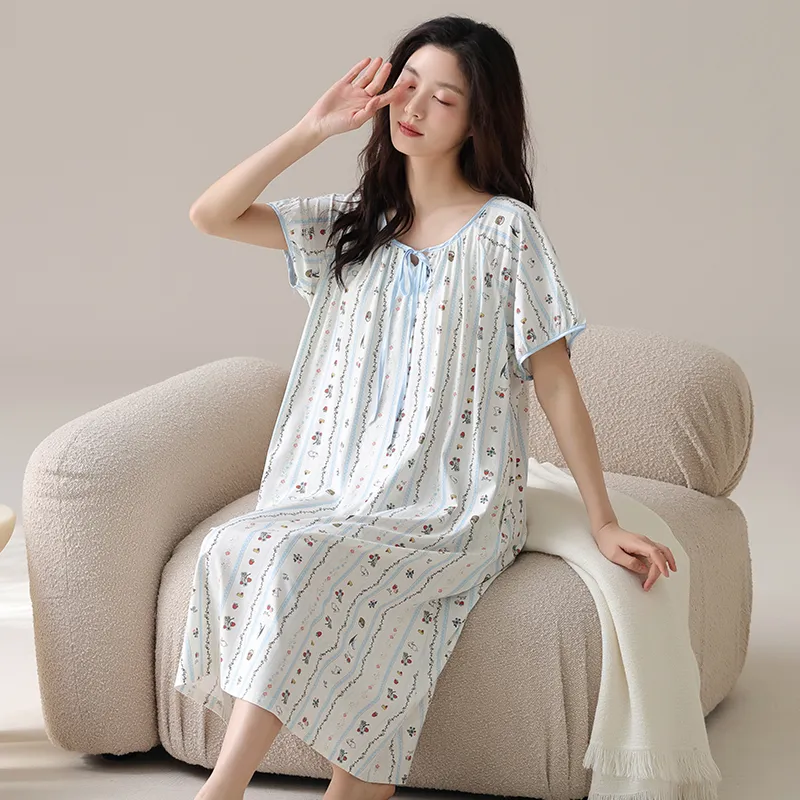 ROMANTIC·SPRING Nightgown Women's-4