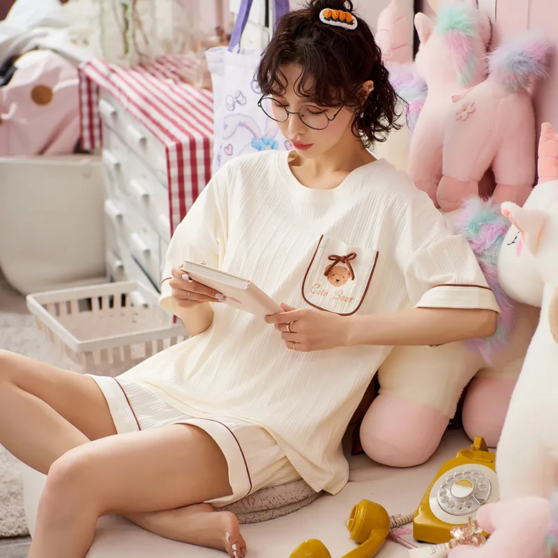 ROMANTIC·SPRING Pajama Set Women's Image Color-4