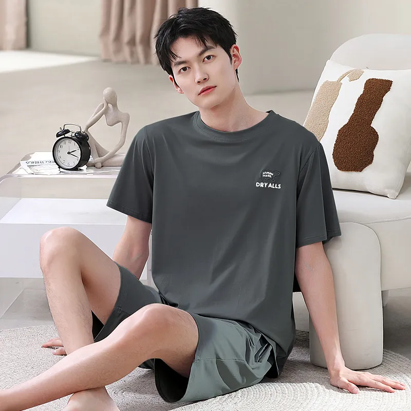 ROMANTIC·SPRING Pajama Set Men's Image Color-5