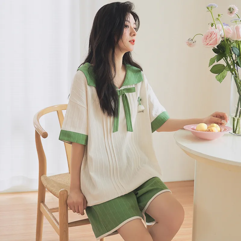 ROMANTIC·SPRING Pajama Set Women's Image Color-4