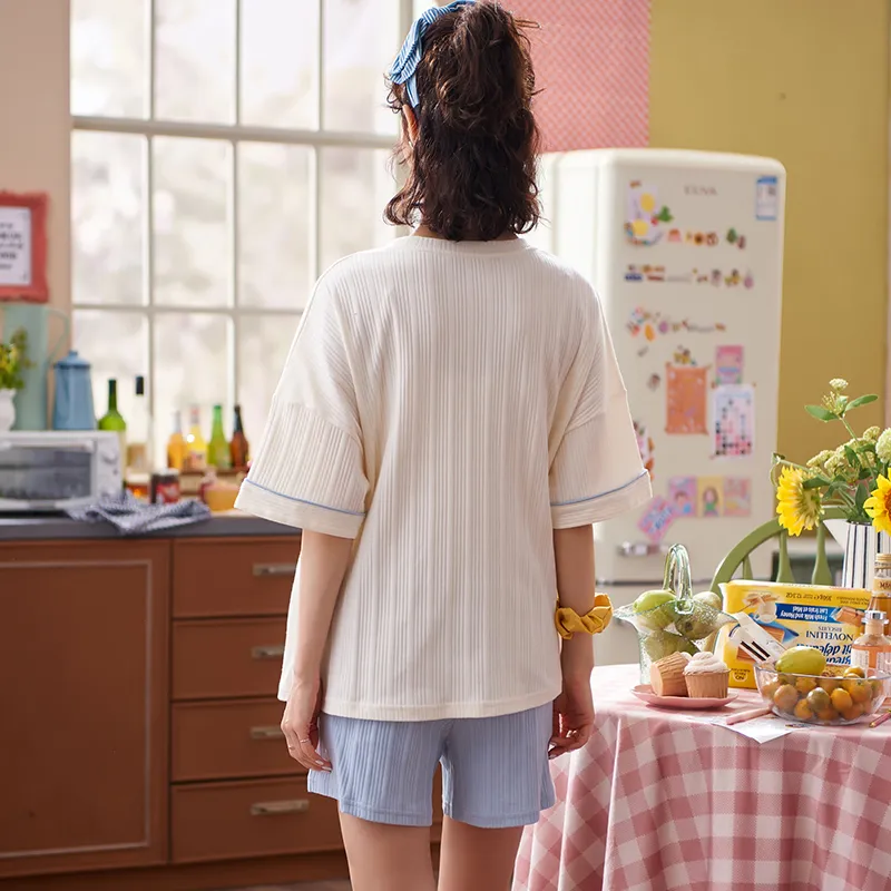 ROMANTIC·SPRING Pajama Set Women's Image Color-7