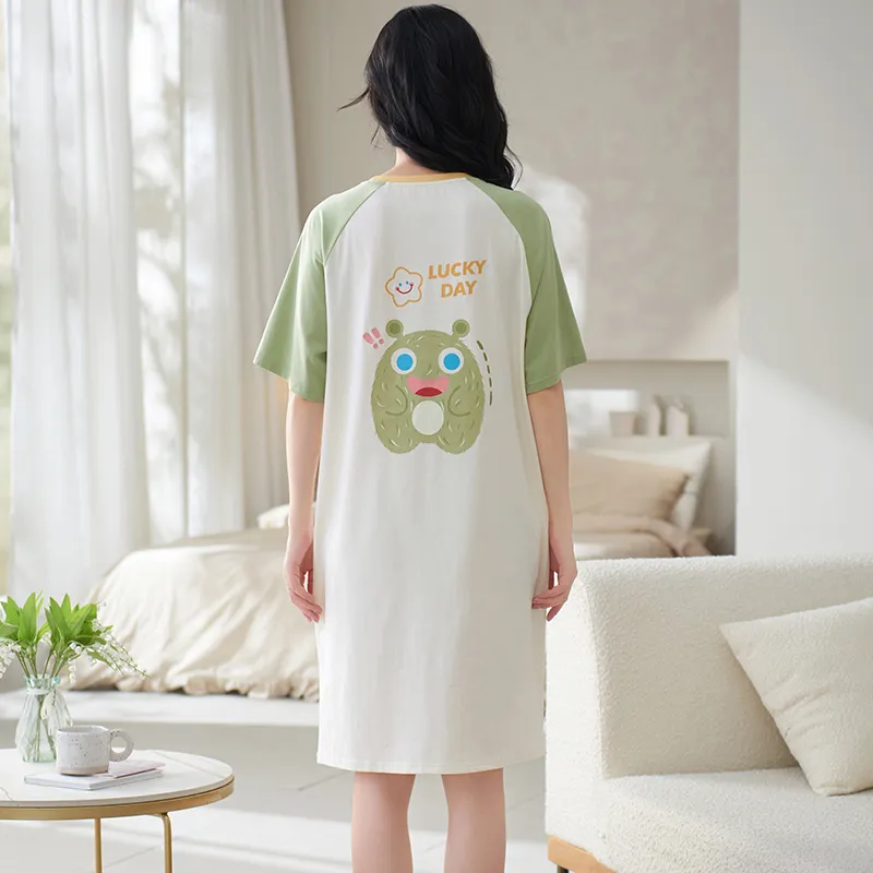 ROMANTIC·SPRING Nightgown Women's Image Color-7
