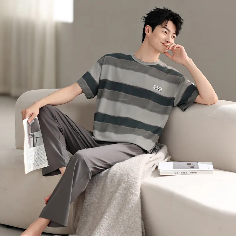 ROMANTIC·SPRING Pajama Set Men's-4