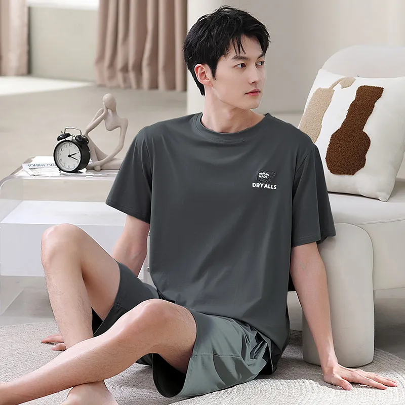 ROMANTIC·SPRING Pajama Set Men's Image Color-6