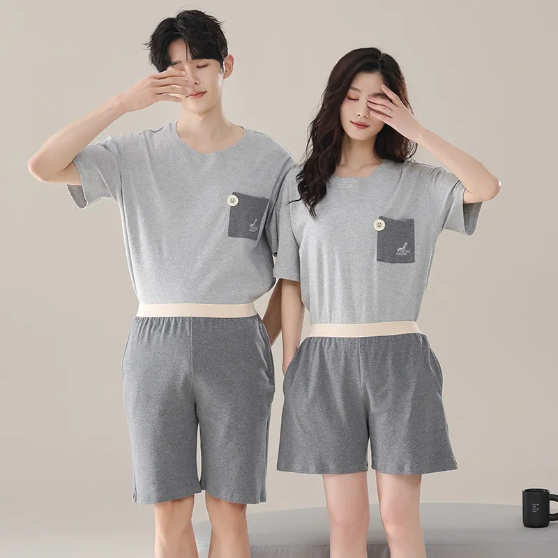 ROMANTIC·SPRING Pajama Set Unisex Image Color-4