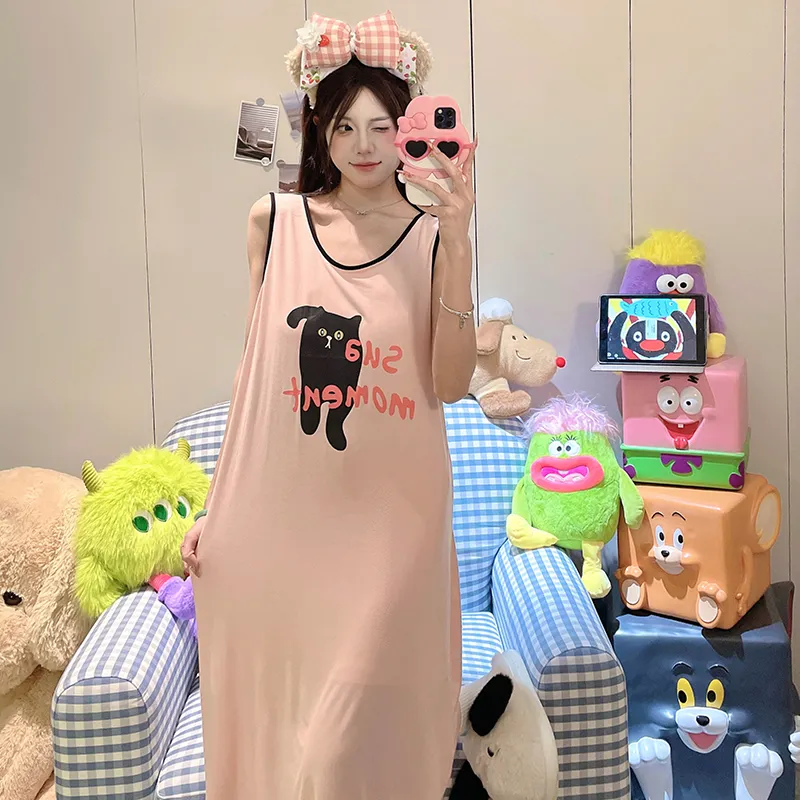 ROMANTIC·SPRING Nightgown Women's Image Color-5