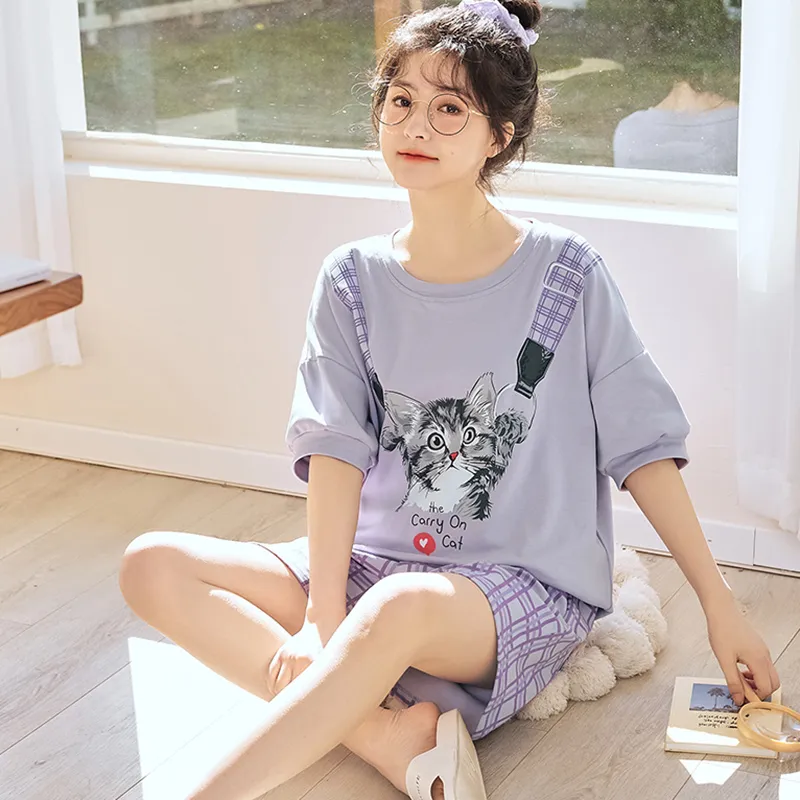 ROMANTIC·SPRING Pajama Set Women's Image Color-6