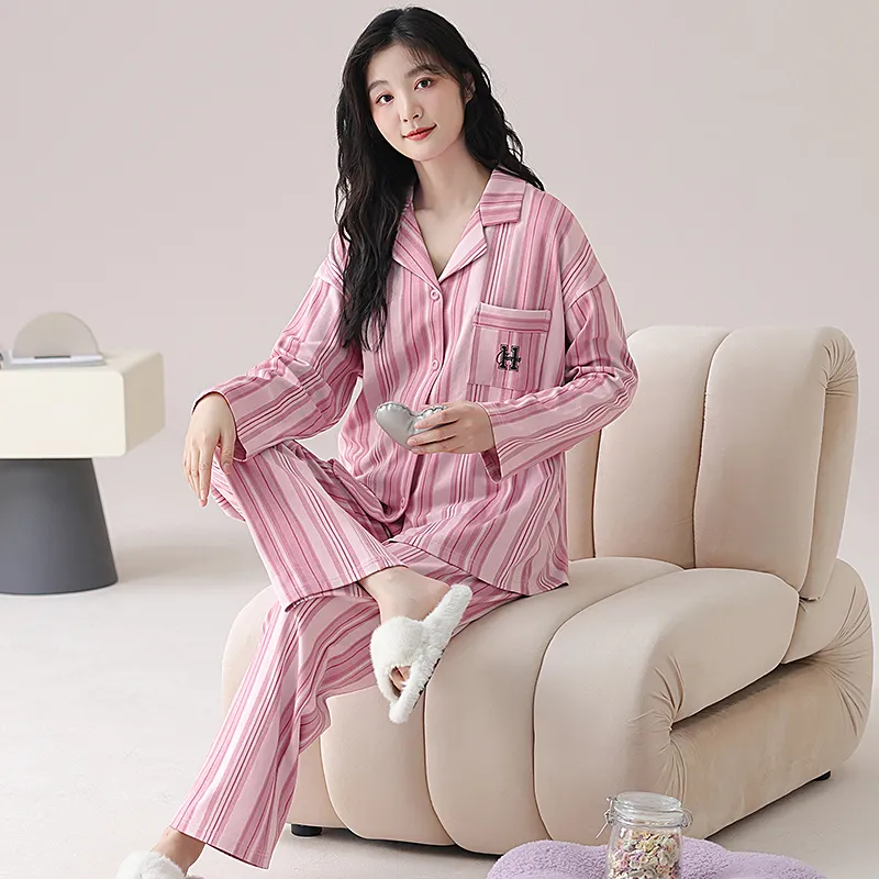 ROMANTIC·SPRING Pajama Set Women's Image Color-4