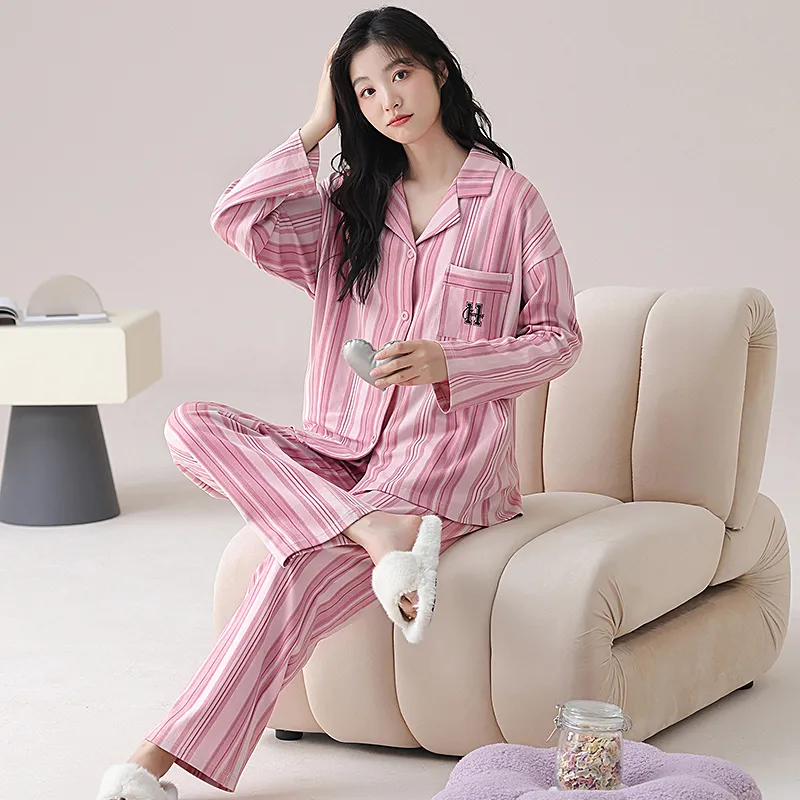 ROMANTIC·SPRING Pajama Set Women's Image Color-5