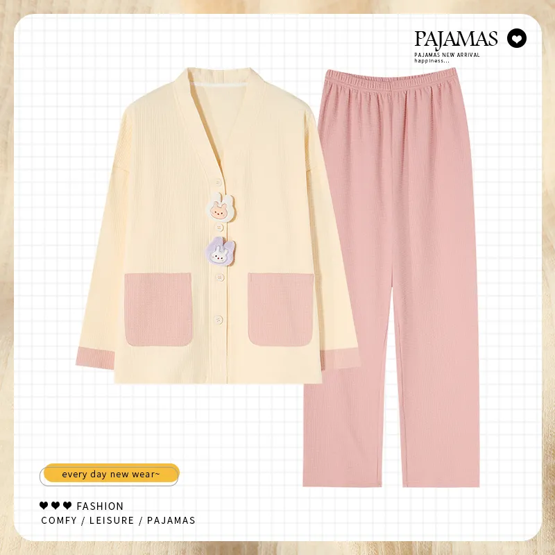 ROMANTIC·SPRING Pajama Set Women's Image Color-6