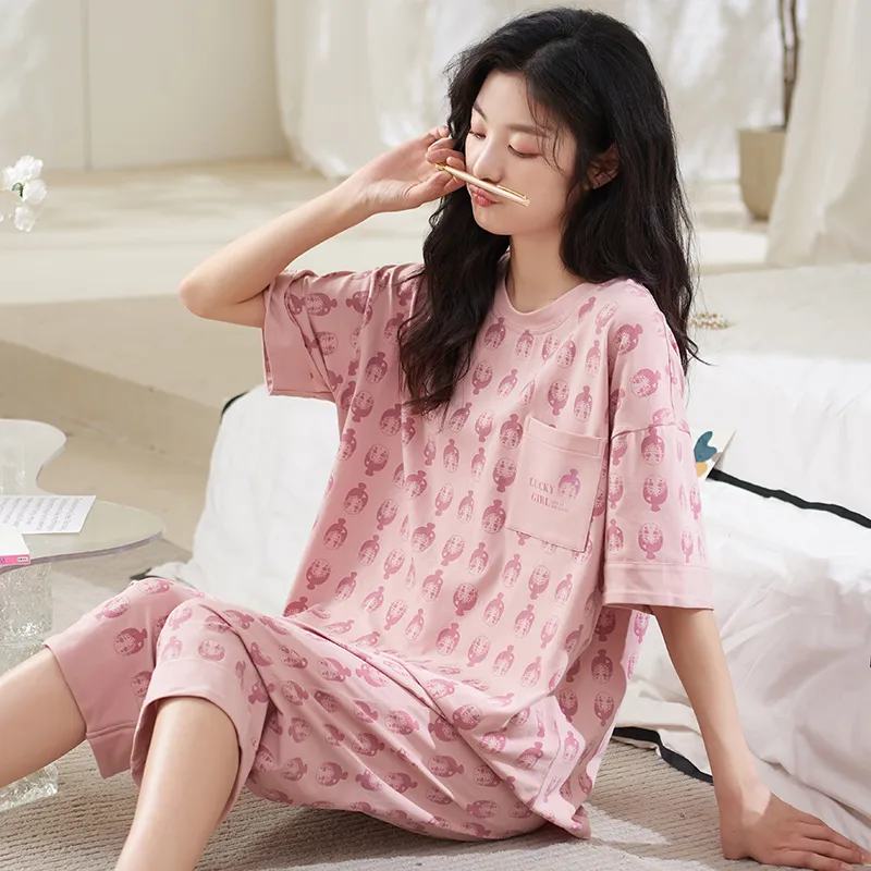 ROMANTIC·SPRING Pajama Set Women's Image Color-5