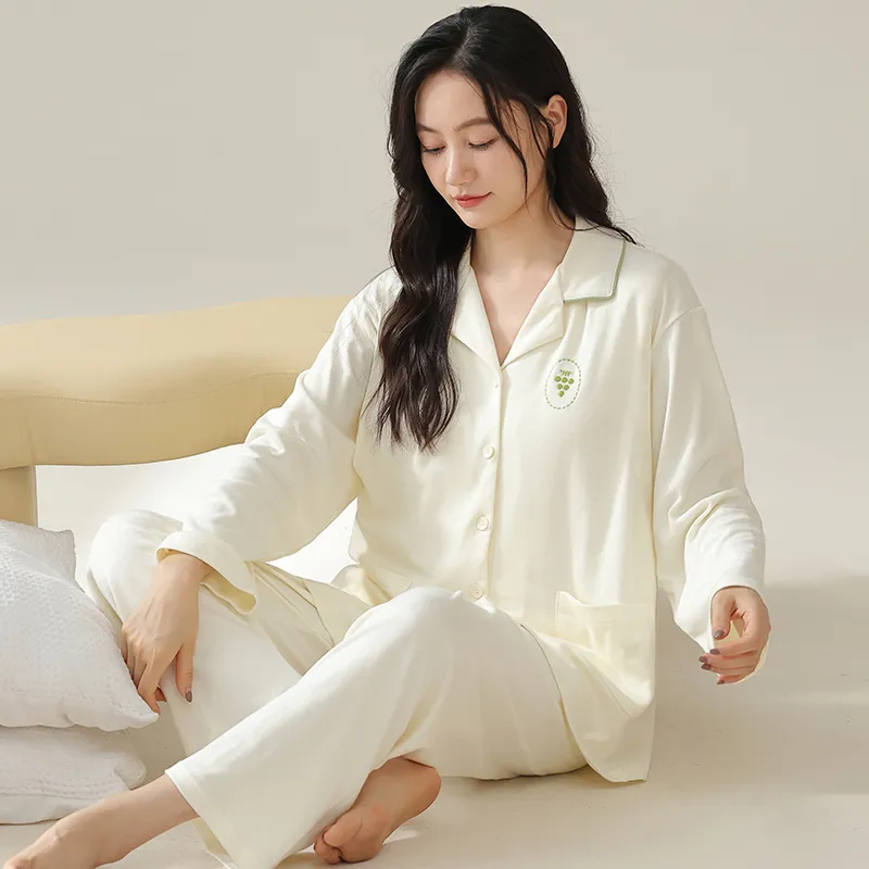ROMANTIC·SPRING Pajama Set Women's Image Color-2
