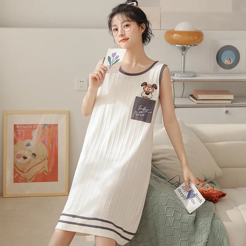 ROMANTIC·SPRING Nightgown Women's Image Color-2