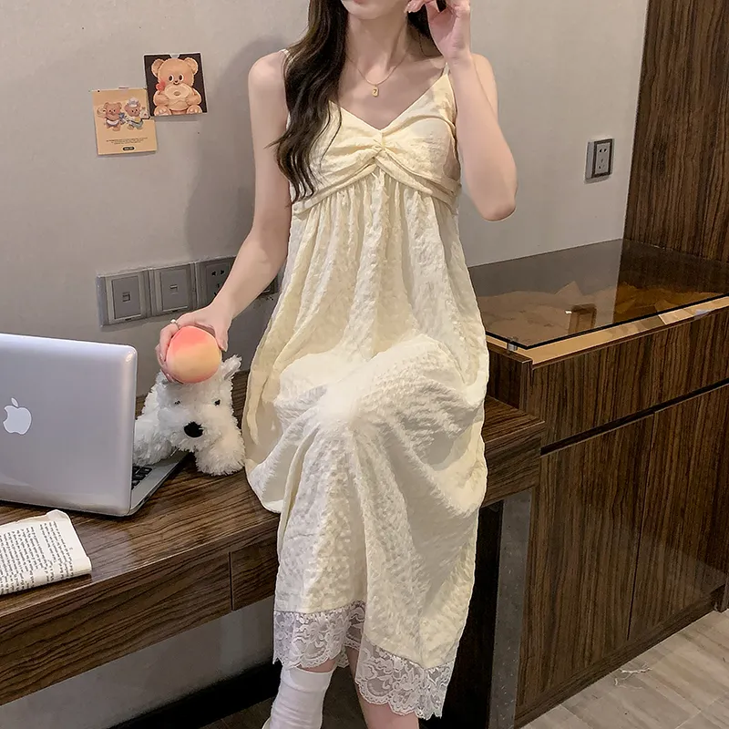 ROMANTIC·SPRING Nightgown Women's-3