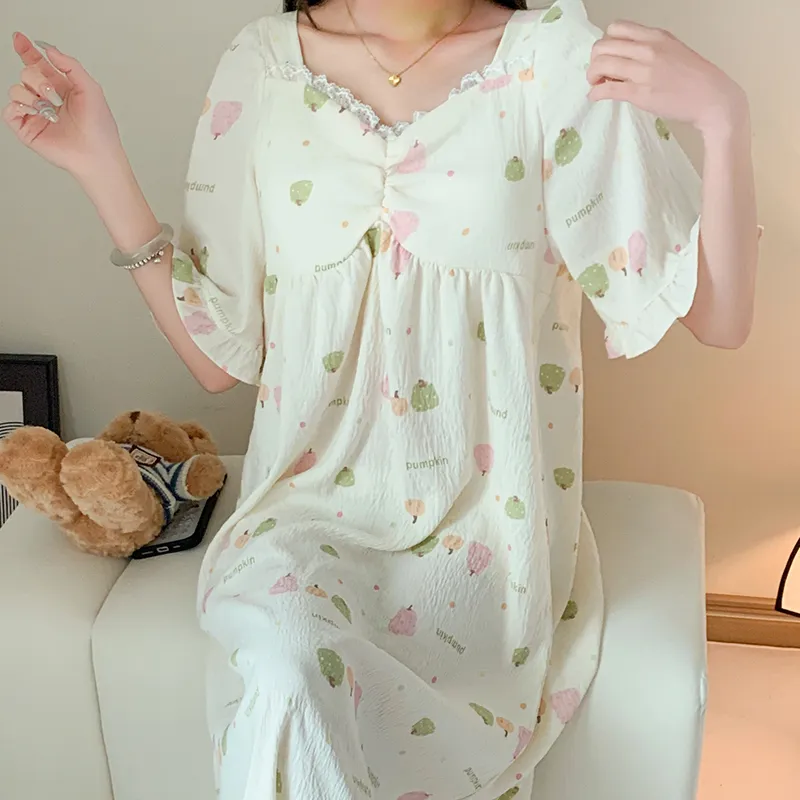 ROMANTIC·SPRING Nightgown Women's Image Color-5