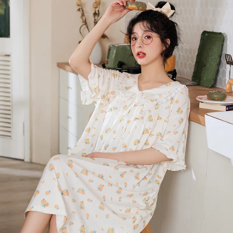 ROMANTIC·SPRING Nightgown Women's Image Color-3
