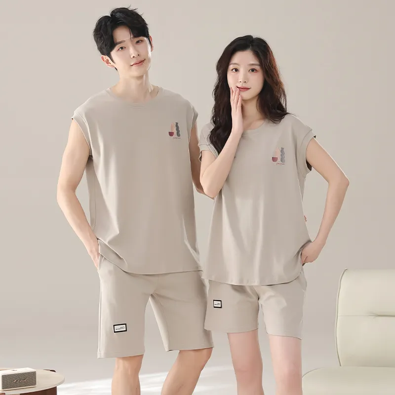ROMANTIC·SPRING Pajama Set Unisex Image Color-2