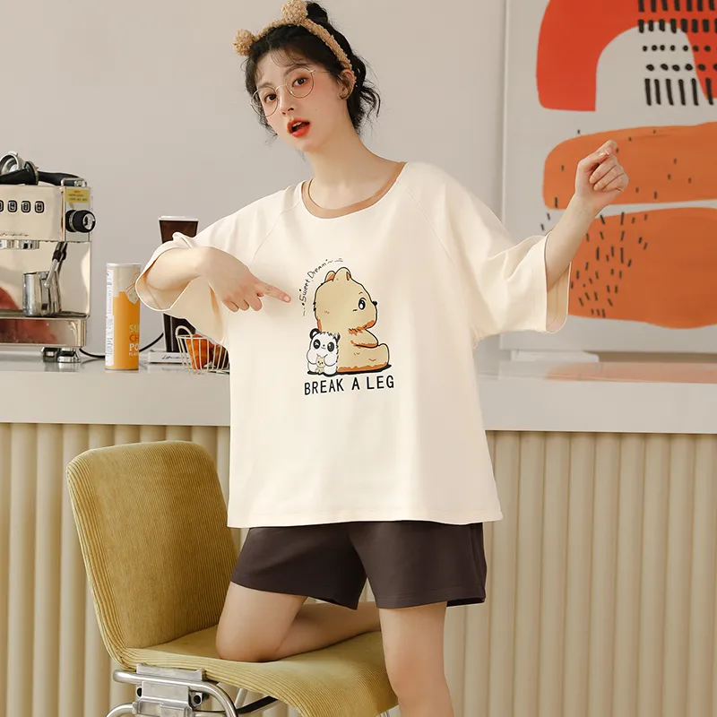 ROMANTIC·SPRING Pajama Set Women's Image Color-3