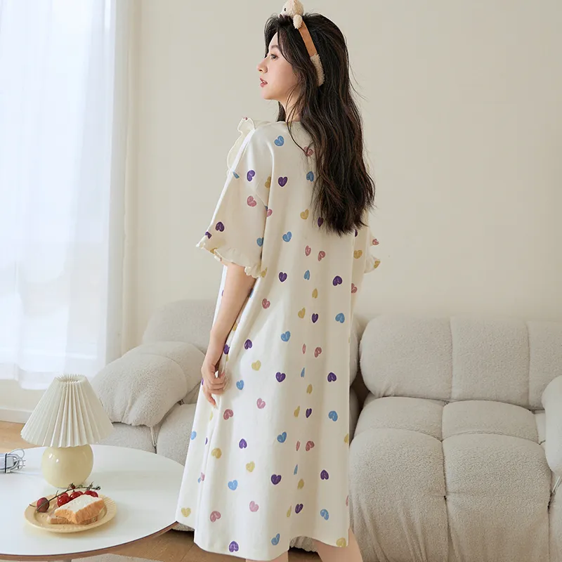 ROMANTIC·SPRING Nightgown Women's Image Color-6