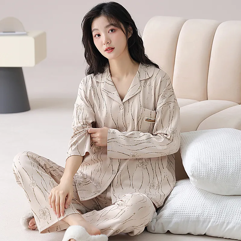 ROMANTIC·SPRING Pajama Set Women's Image Color-6