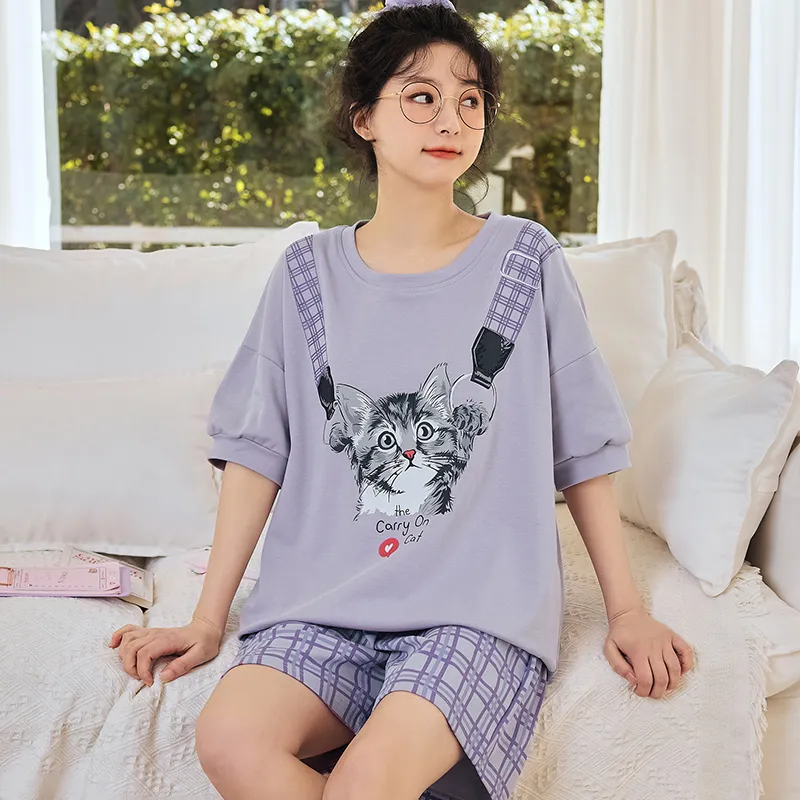 ROMANTIC·SPRING Pajama Set Women's Image Color-2