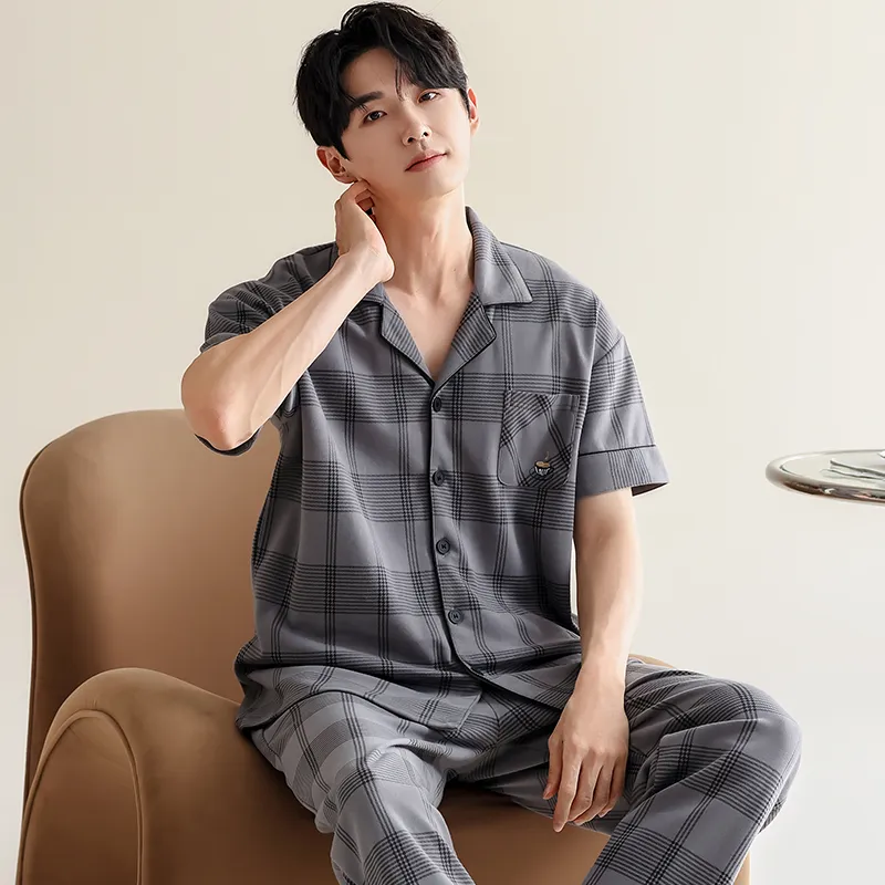 ROMANTIC·SPRING Pajama Set Men's Image Color-3
