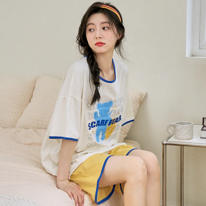 ROMANTIC·SPRING Pajama Set Women's Image Color-3