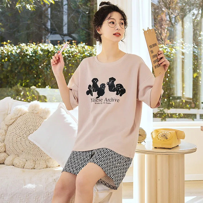 ROMANTIC·SPRING Pajama Set Women's Image Color-2