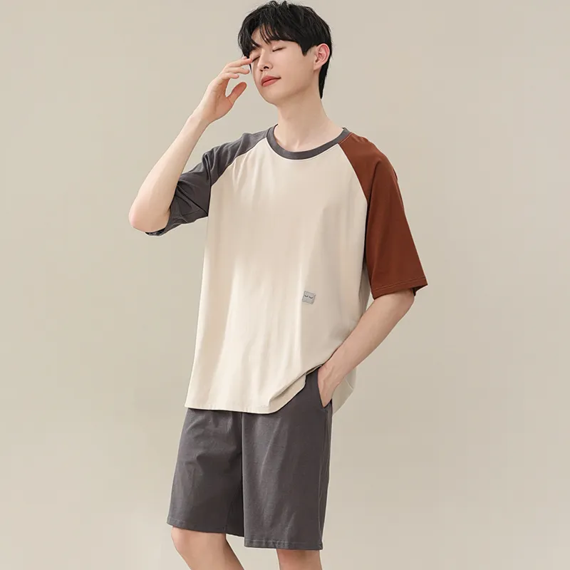 ROMANTIC·SPRING Pajama Set Men's Image Color-2