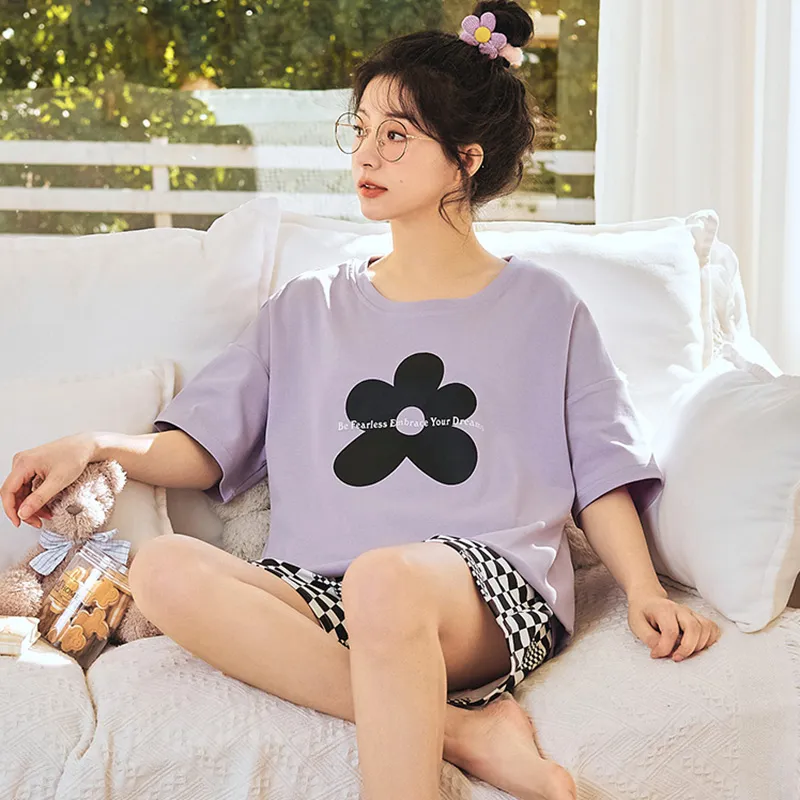 ROMANTIC·SPRING Pajama Set Women's Image Color-1