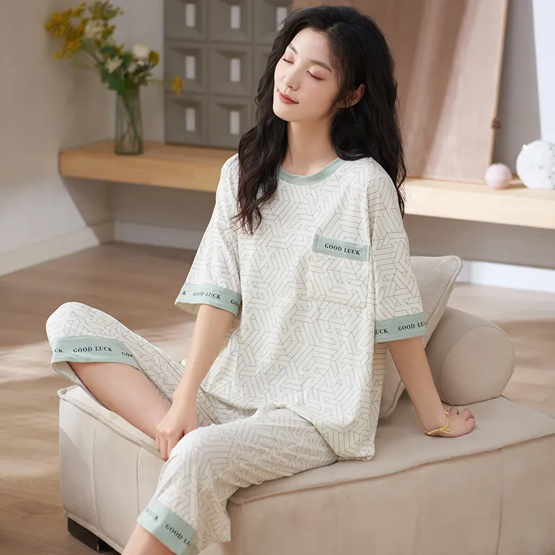 ROMANTIC·SPRING Pajama Set Women's Image Color-1