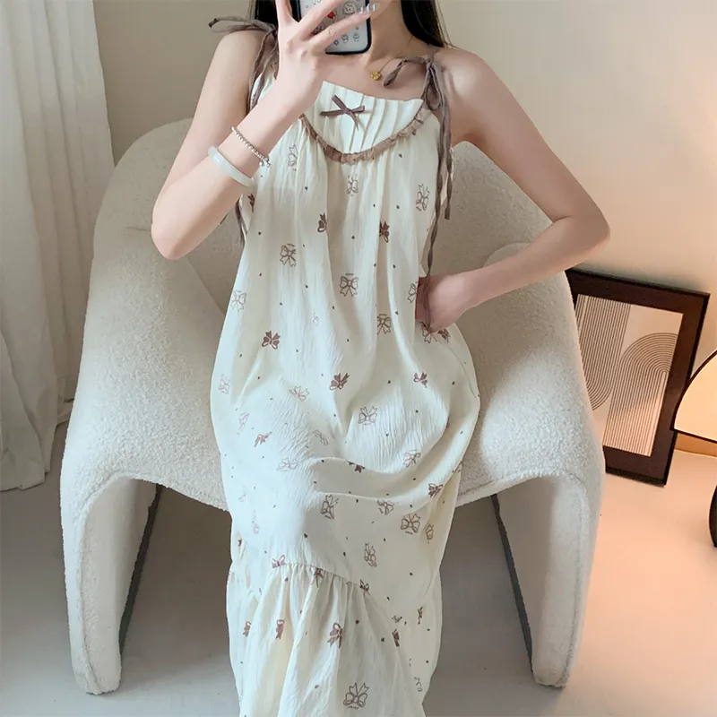 ROMANTIC·SPRING Nightgown Women's Image Color-2