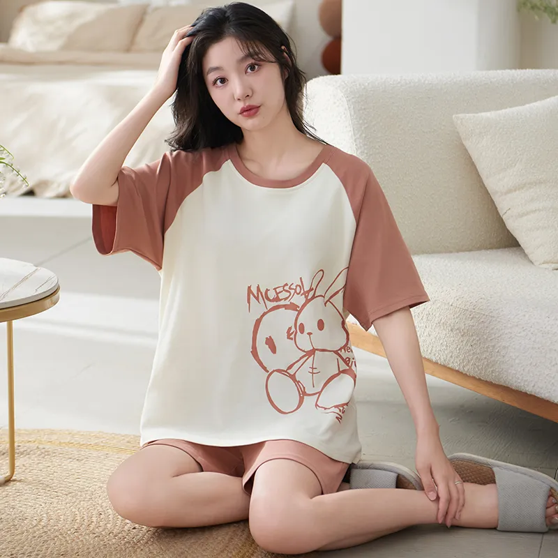 ROMANTIC·SPRING Pajama Set Women's Image Color-5