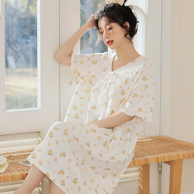 ROMANTIC·SPRING Nightgown Women's Image Color-6
