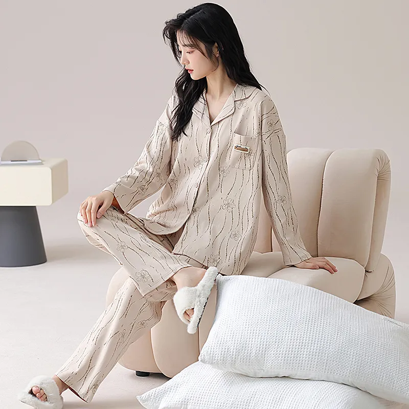 ROMANTIC·SPRING Pajama Set Women's Image Color-1