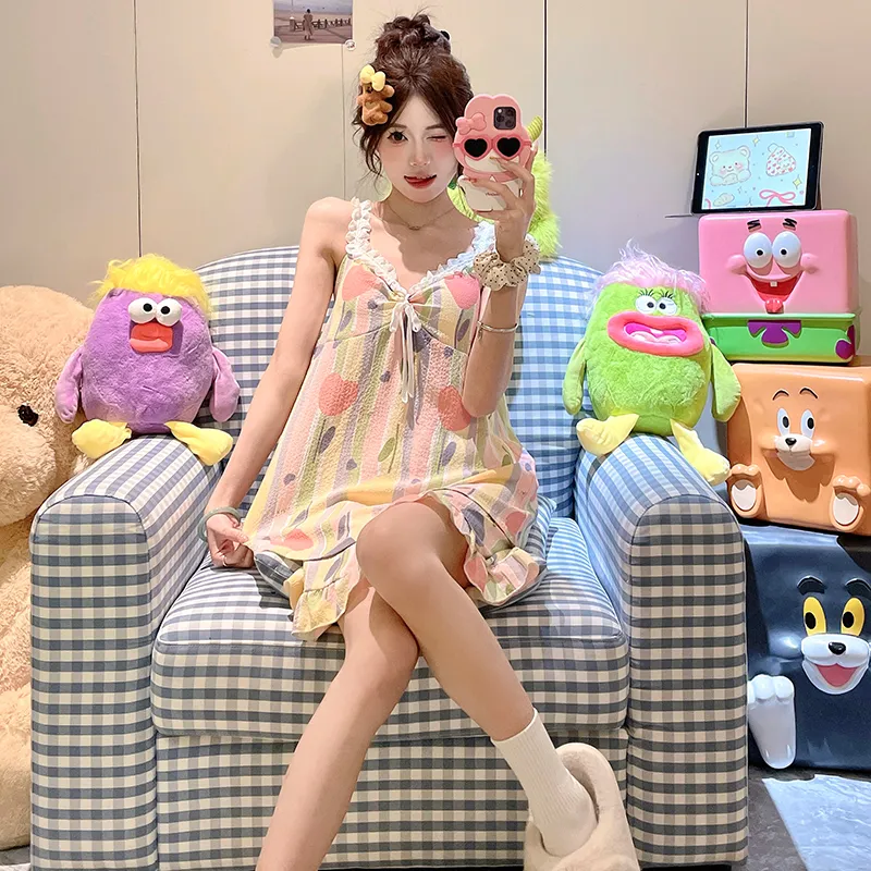 ROMANTIC·SPRING Pajama Set Women's Image Color-4