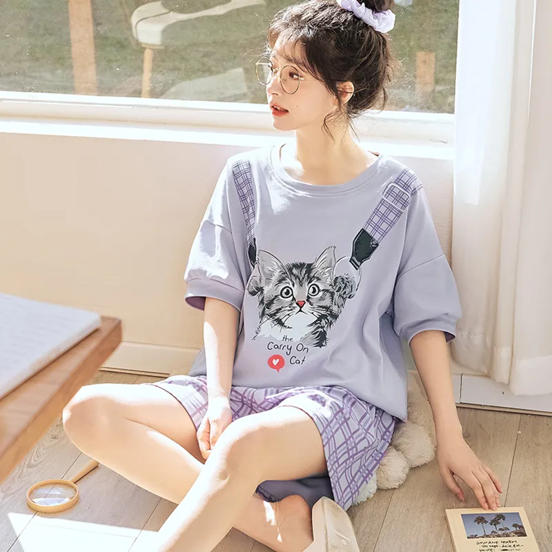 ROMANTIC·SPRING Pajama Set Women's Image Color-7