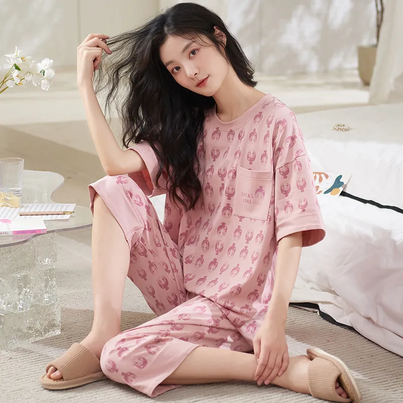ROMANTIC·SPRING Pajama Set Women's Image Color-1