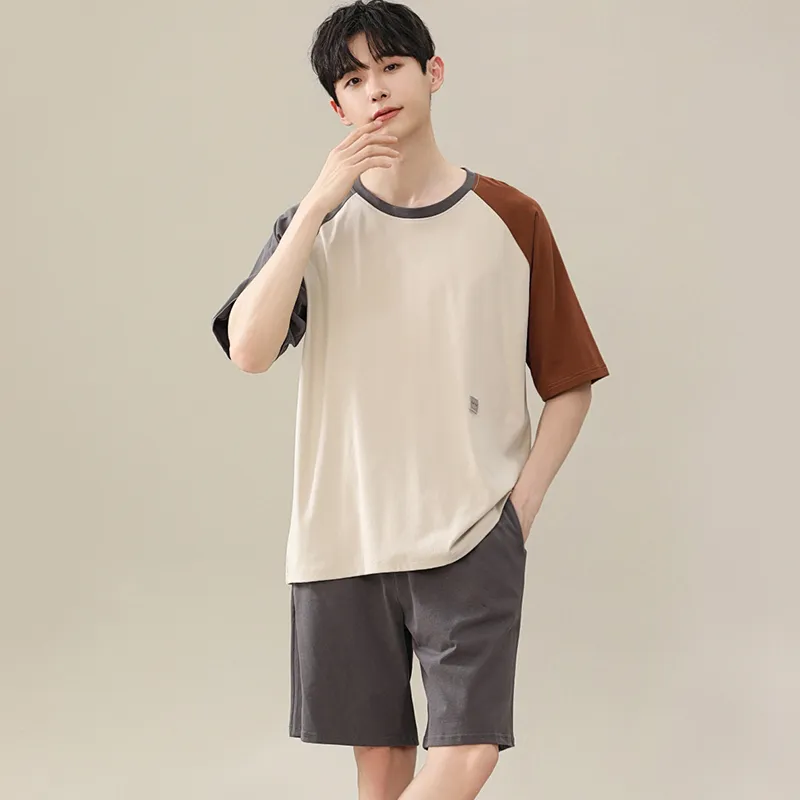 ROMANTIC·SPRING Pajama Set Men's Image Color-3