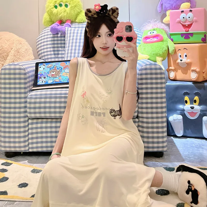 ROMANTIC·SPRING Nightgown Women's Image Color-2