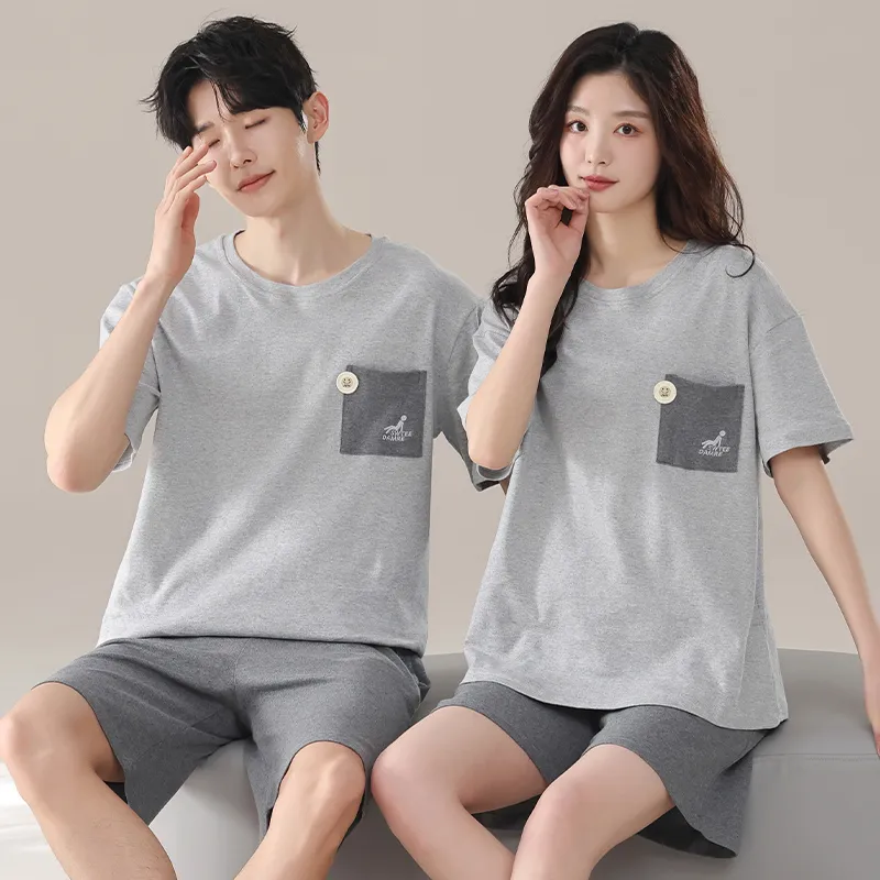 ROMANTIC·SPRING Pajama Set Unisex Image Color-8