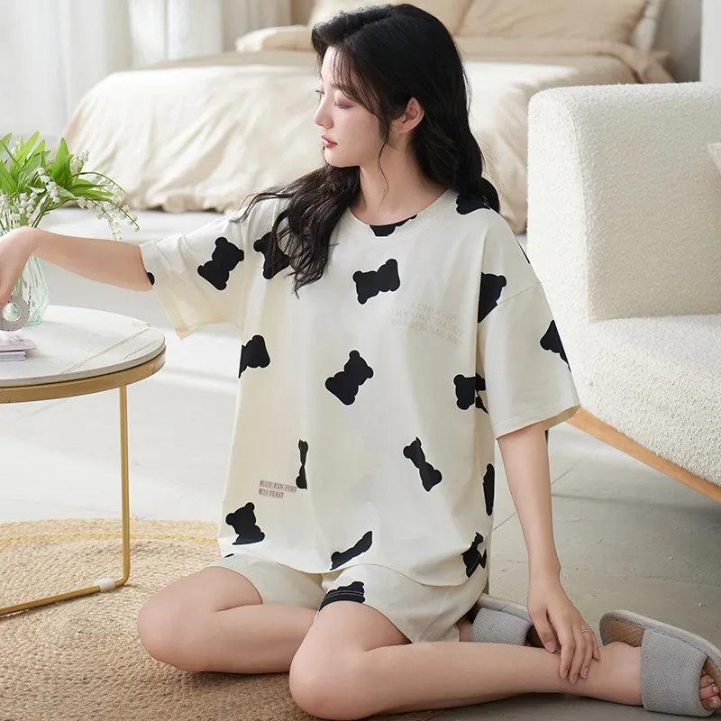 ROMANTIC·SPRING Pajama Set Women's Image Color-2