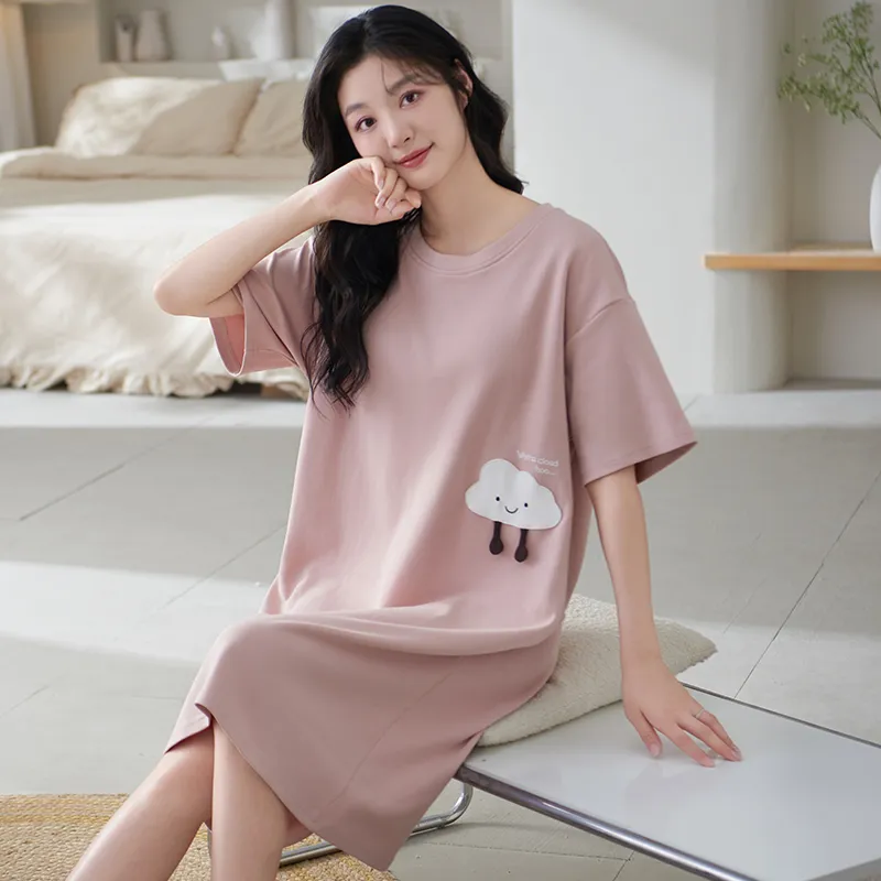 ROMANTIC·SPRING Nightgown Women's Image Color-4