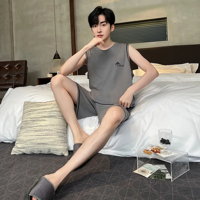 ROMANTIC·SPRING Pajama Set Men's Image Color-3