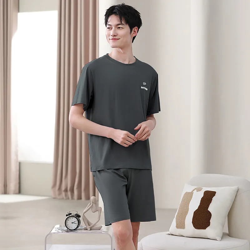 ROMANTIC·SPRING Pajama Set Men's Image Color-2