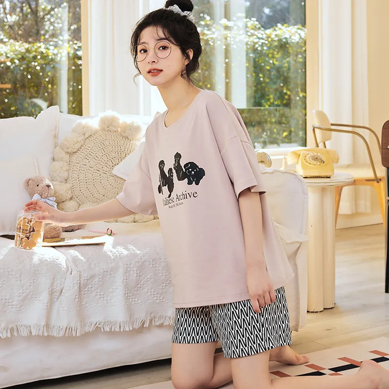 ROMANTIC·SPRING Pajama Set Women's Image Color-6